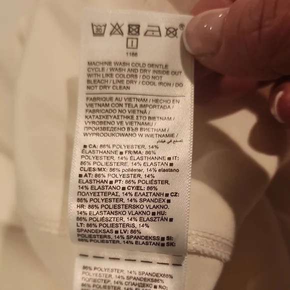 Athleta Women's Cream Wide Leg Pants - Picture 15 of 15